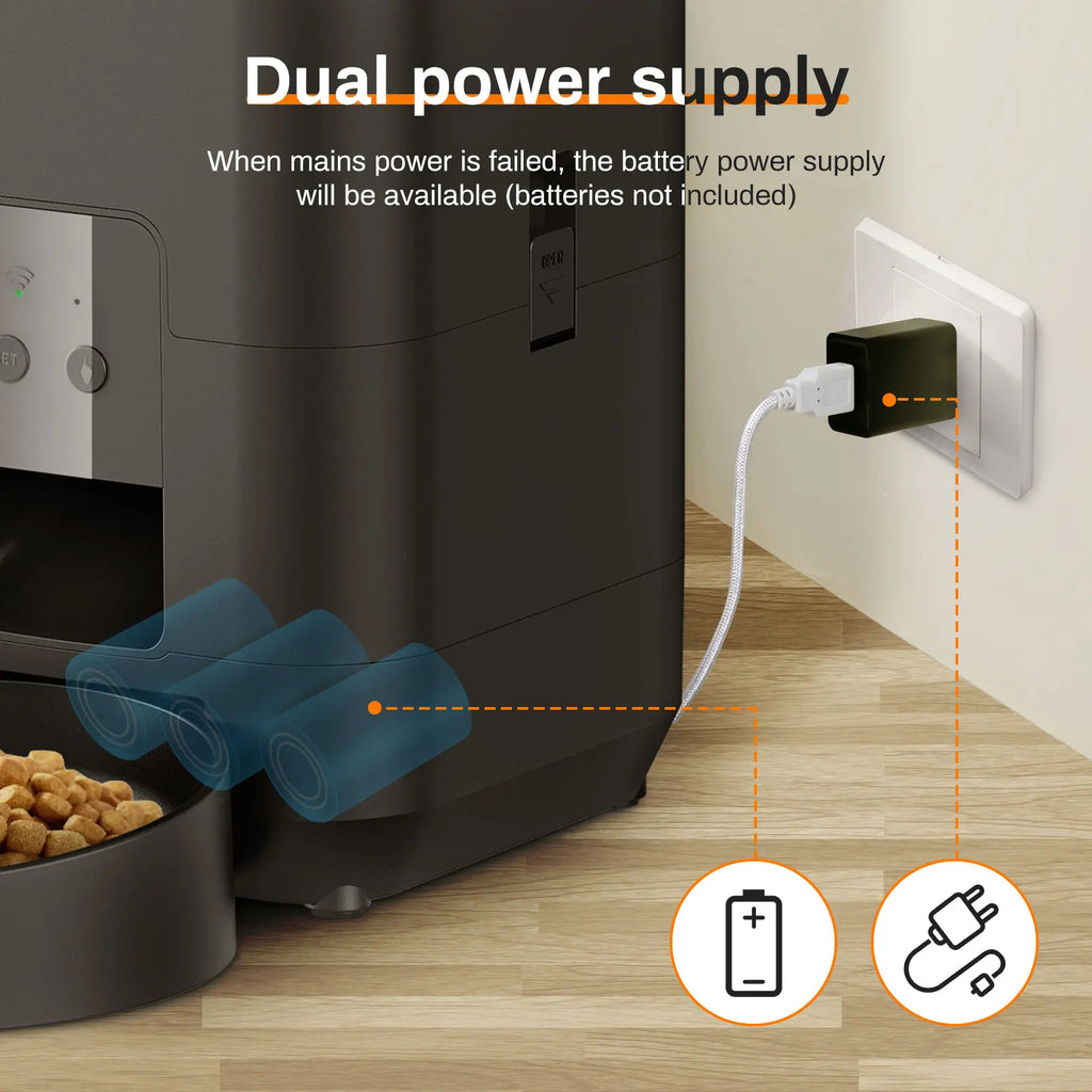 Smart Pet Feeder Automatic Cat Feeder Dog Slow Food Machine with