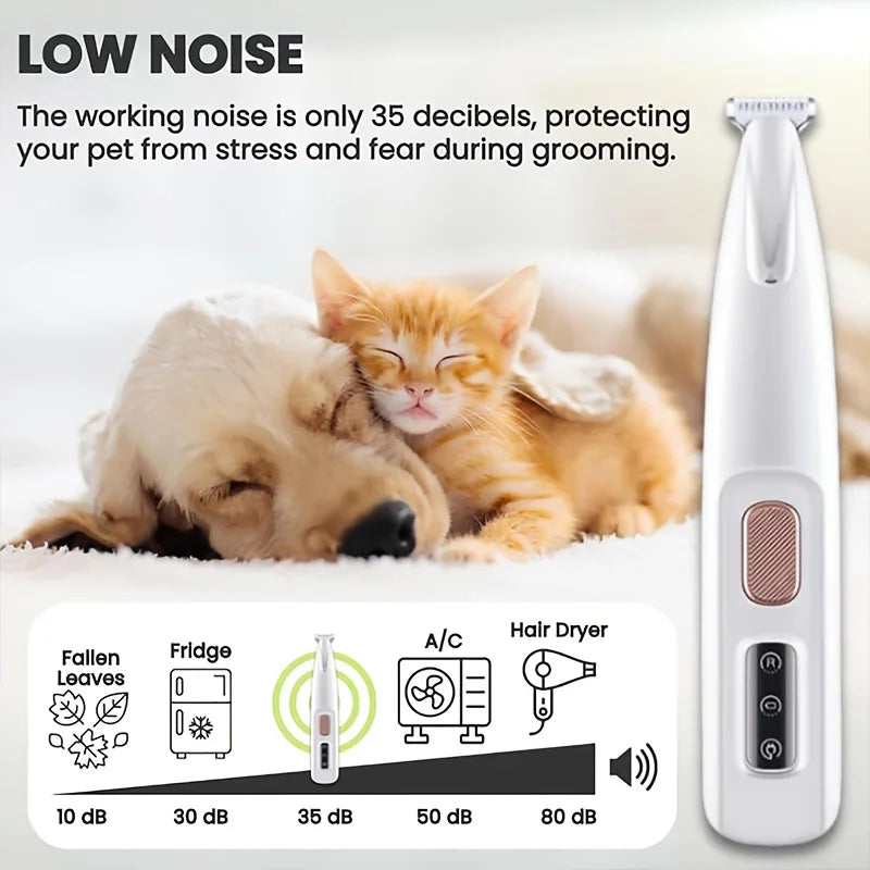 Professional Electric Pet Grooming Scissors, Quiet and Gentle