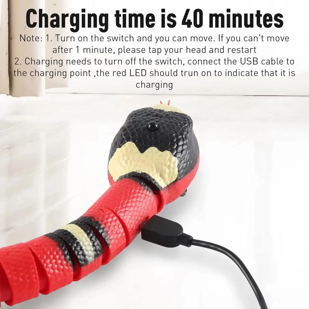 Smart Sensing Interactive Cat Toys Automatic Eletronic Snake Cat