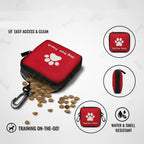 S Dog Snack Bag Portable Pet Treat Pouch for Outdoor Walking