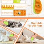 Dog Cat Steamy Brush Steam Brush Electric Sprayer for Massage Pet