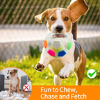 New Football Tennis Ball Shaped Pet Dog Toys, Durable Teething