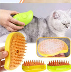 3 in 1 Pet Electric Steam Brush Cat and Dog Cleaning Spray Massage