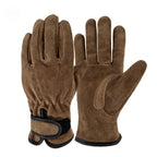 Cowhide Outdoor Protective Gloves Heat Insulation Anti-Cutting
