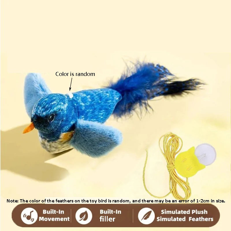Bird-like Sound Toy Relieves Cat Boredom