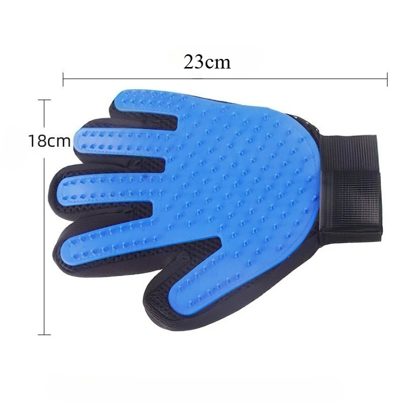 Pet Hair Remover Shower Gloves PUppy Cats Bath Brush Cleaning
