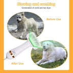 2-in-1 Pet Dog Dryer Quiet Dog Hair Dryers and Comb Brush Grooming