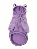Cute Frog Hoodie for Small and Medium Dogs
