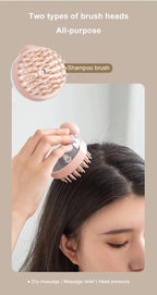 Pet Bath Brush Soft Silicone with Shampoo Dispenser Gentle Massage