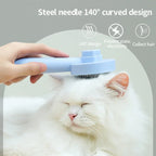 Cats Brush for Shedding Long Short Hair Self Cleaning Pet Slicker