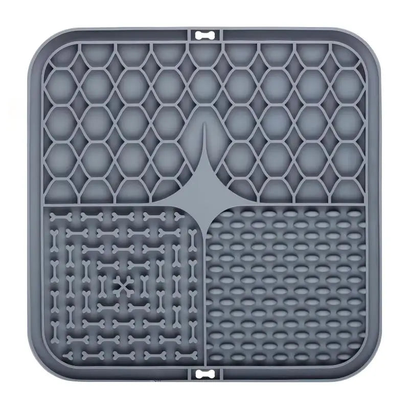 Pet Lick Silicone Mat Dogs Pet Slow Food Plate for Dog Bathing