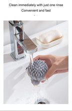 Pet Bath Brush Soft Silicone with Shampoo Dispenser Gentle Massage