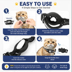 Bluetooth GPS Tracker with Cat Collar Reflective Strips Adjustable