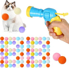 Creative Mini Shooting Gun Cat Toy Interactive Launch Training