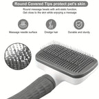 Self-Cleaning Pet Hair Remove Comb Cat Slicker Brush Pet Hair