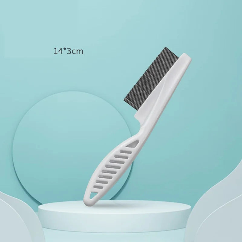Pet Hair Removal Brush Cat Slicker Brush Grooming Comb Self