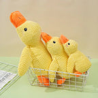 Little Yellow Duck Dog Toy Plush Companion Sleep, Bite Resistant