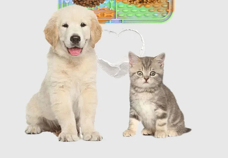 Pet Placemat Cat Slow Feeding Mat Dog Lick Mats Silicone Pets