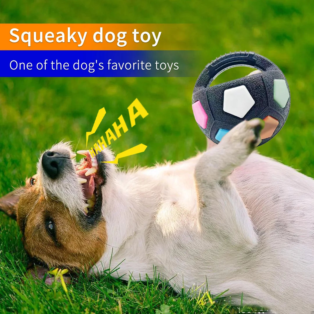 New Football Tennis Ball Shaped Pet Dog Toys, Durable Teething
