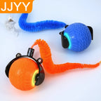 Automatic Rotating Smart Cat Teasing Ball LED Interactive Obstacle
