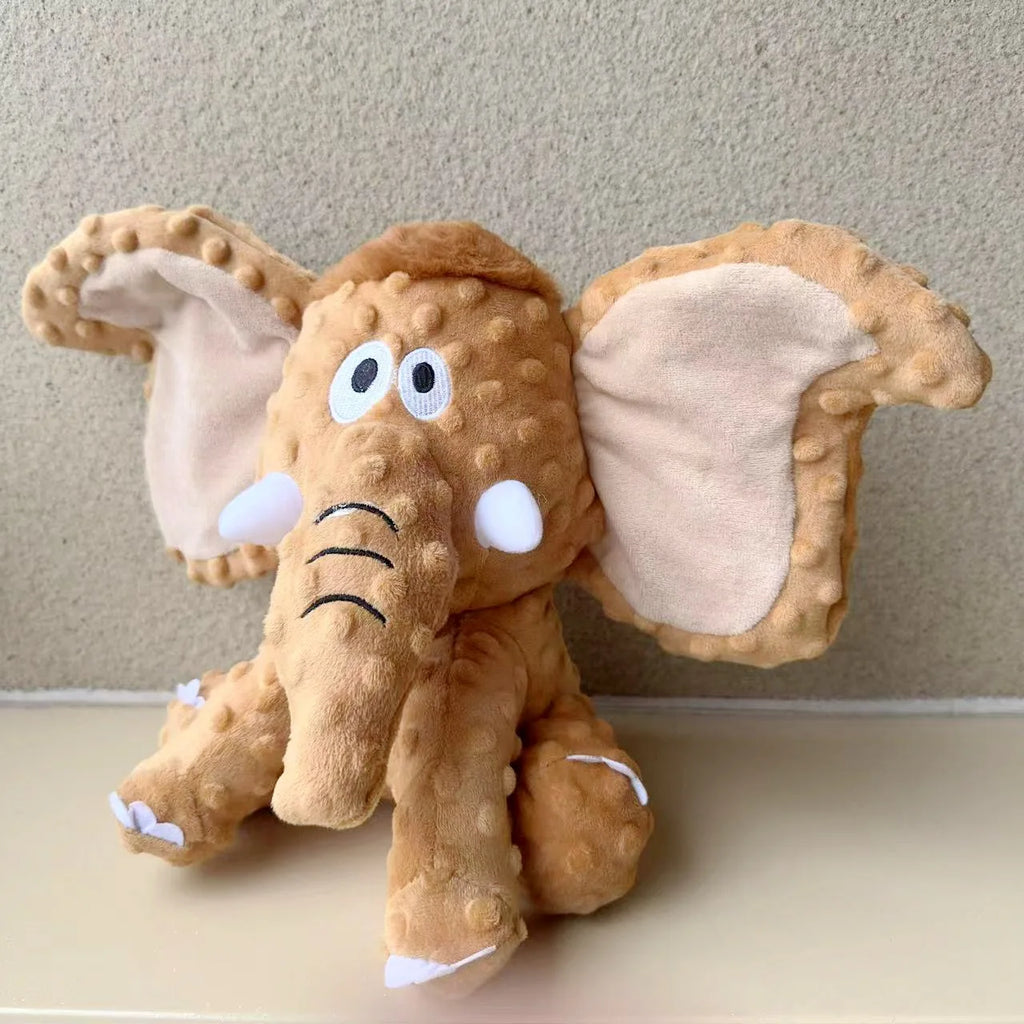 Pet Toy for Dogs, Plush Chew Toy with Sound, Large Animal Design, New Dog Toy for Medium and Large Dogs