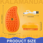 Cat Steam Brush 3 in 1 Dog Steamy Brush Cleanser Silicone Massage