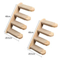 Cat Climbing Stairs Wall Mounted Steps Made of Wood and Sisal Rope