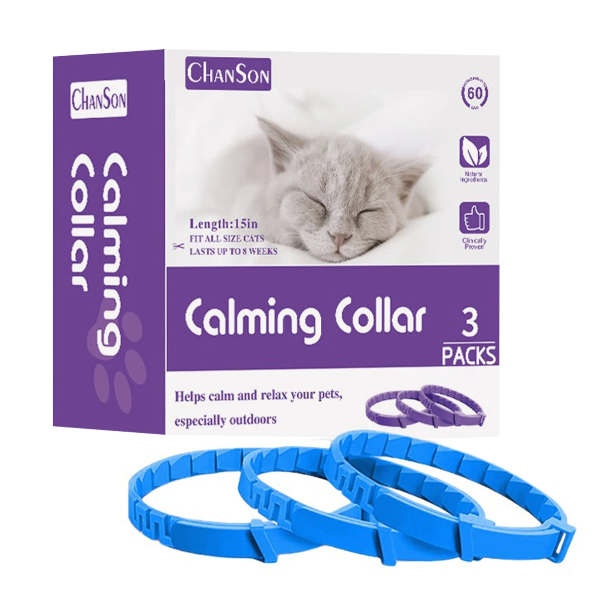 Dogs Calming Pheromones Collar Relieve Reduce Anxiety Stress
