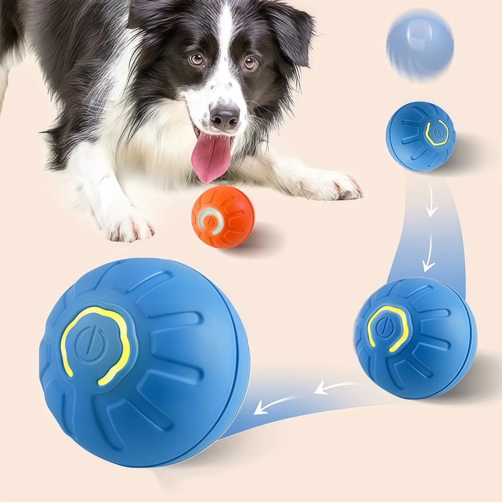 Smart Dog Toy Ball Electronic Interactive Pet Toy Moving Ball USB