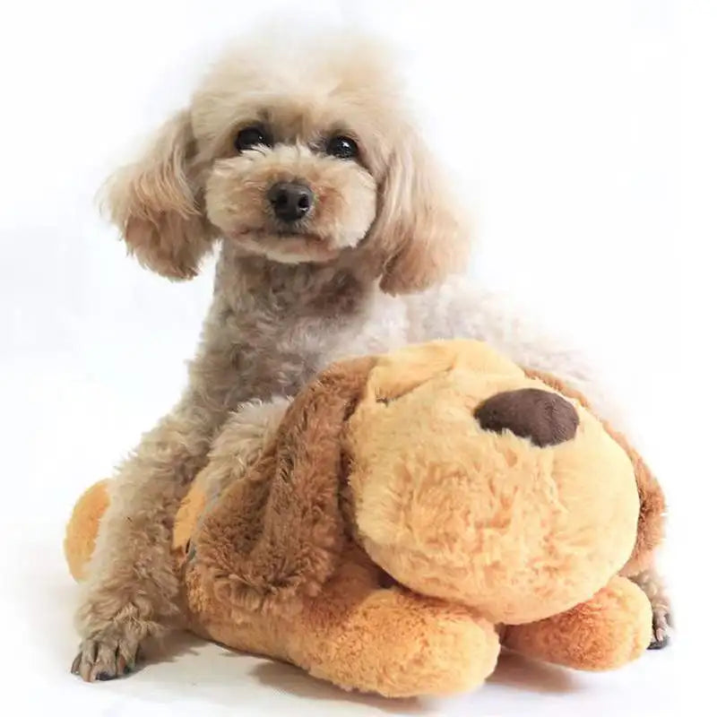 【Calming Anxiety Relief】Dog Plush Toy With Heartbeat Simulator