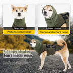 Dog Anxiety Relief Vest With Neck Warmer, Anti-Stress Calming Wrap