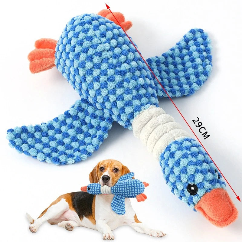 Cloud Goose Plush Dog Toy