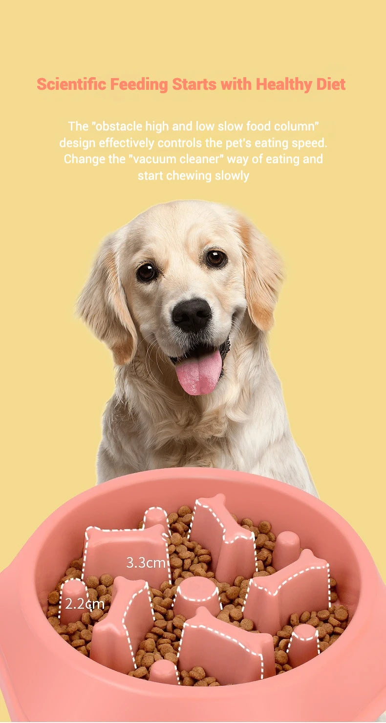 Dog Bowls Slow Feeder 1.5 Cups Slow Feeding Small Medium Breed