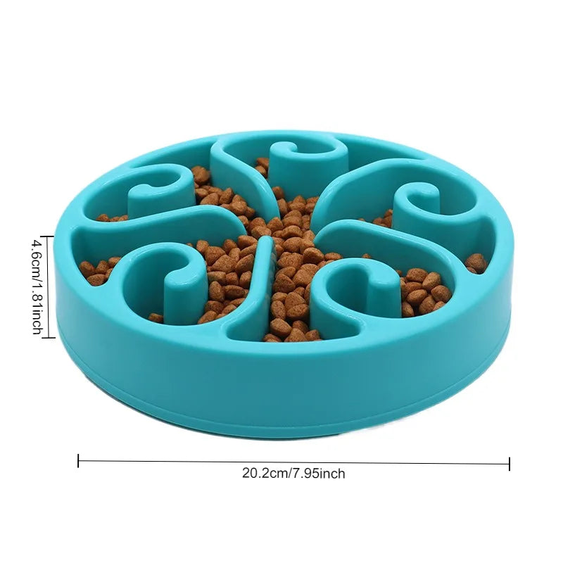 Slow Feeder Dog Bowl - Healthy Eating and Digestion Solution with