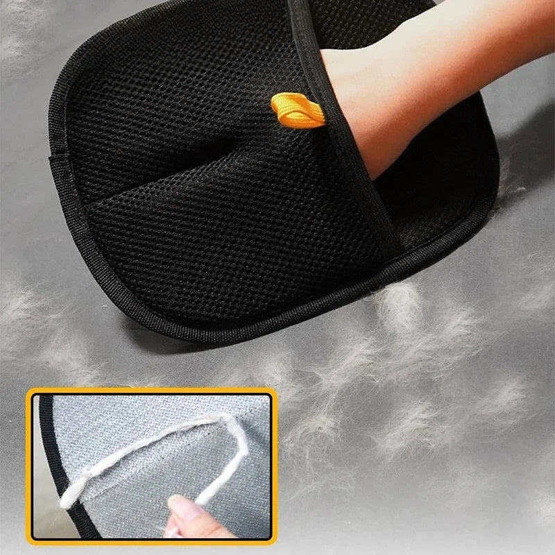 Double-Sided Pet Hair Remover Glove, Multi-Functional Pet Grooming