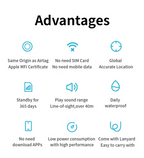 Jsptec Airtag Bluetooth GPS Trackers Ipx 5 Waterproof Sport