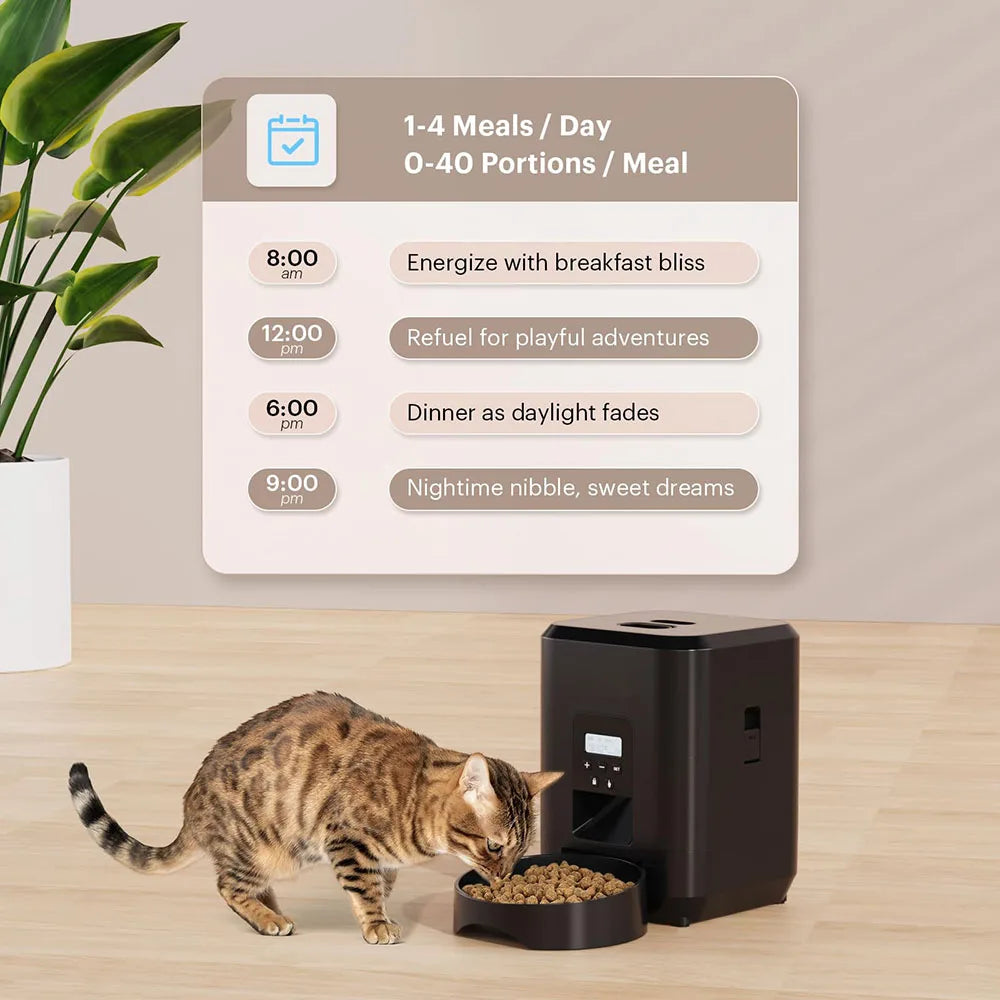 Smart Pet Feeder Automatic Cat Feeder Dog Slow Food Machine with