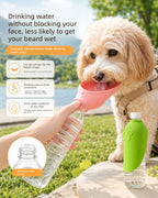 Portable Pet Outdoor Drinking Water Cup Dog Silicone Foldable Leaf