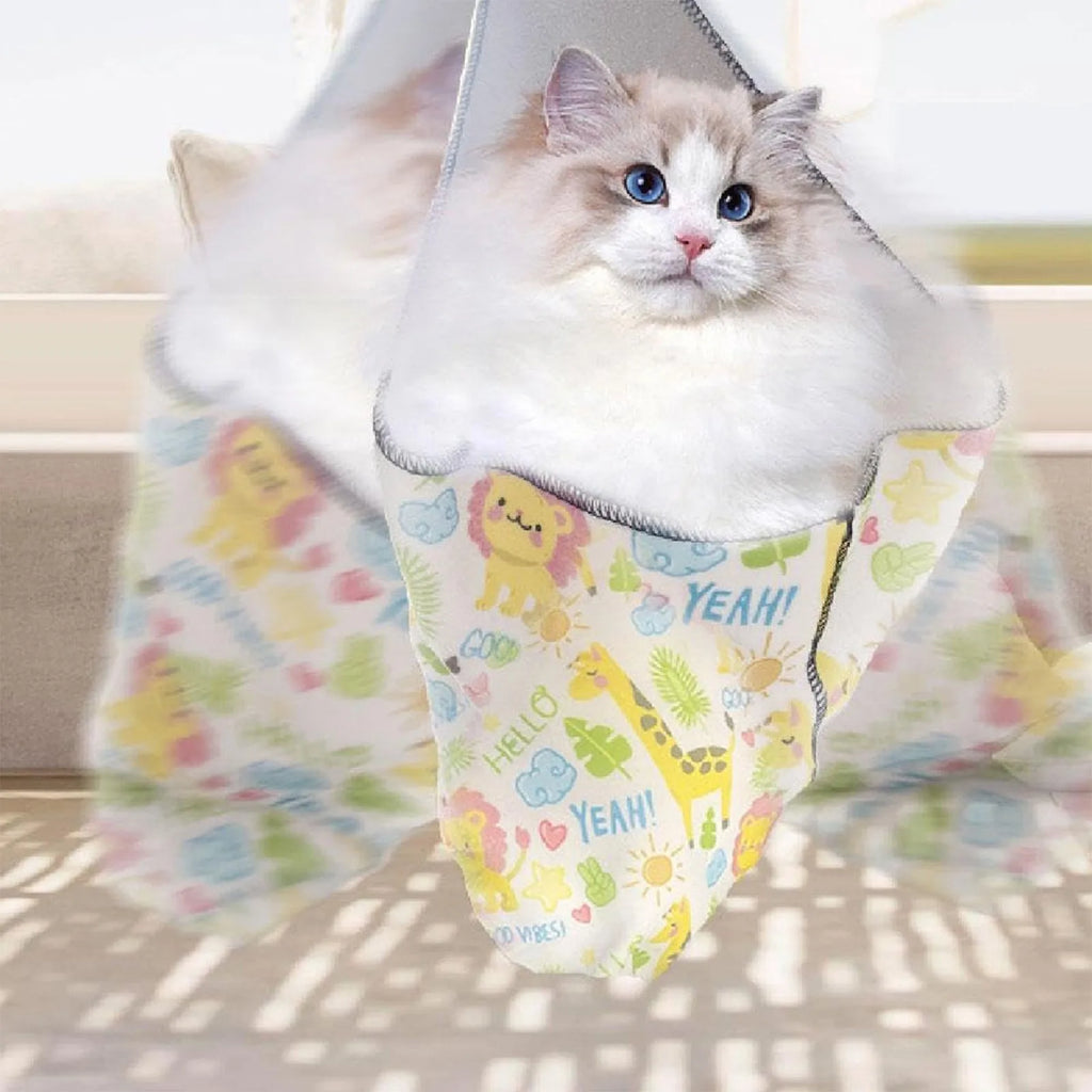 Cat Fixed Fabric Cartoon Printed Self-Adhesive Anti Scratch Anti