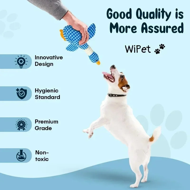Cloud Goose Plush Dog Toy