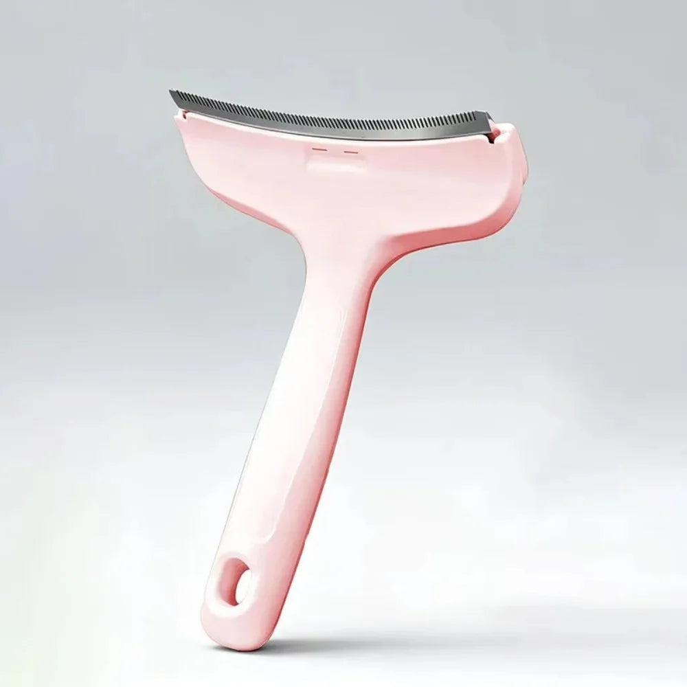 Pet Slicker Brush Self Cleaning Undercoat Deshedding Rake for Cats