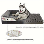 Extra Large Orthopedic Dog Bed Washable Sofa Bed, Support Foam Pet