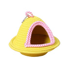 Warm Sleep Bird Cage Nest Handmade Weave Windproof Bird Hanging