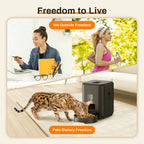Smart Pet Feeder Automatic Cat Feeder Dog Slow Food Machine with