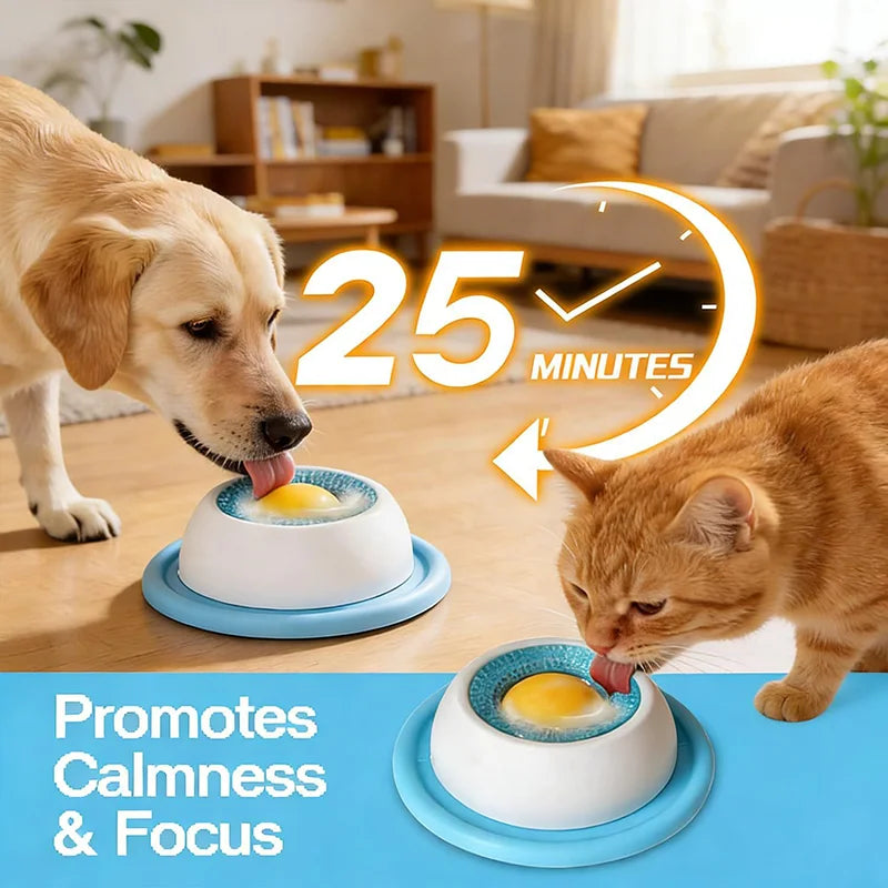 Slow Feeder Lick Mat for Dog Cat Enrichment Toy Mental Stimulation
