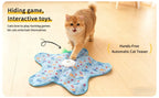 Cat Hunting Hood Toy Automatic Turntable Cat Teasing Stick Pet