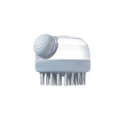 Soft Silicone Pet Bath Brush with Shampoo Dispenser Gentle Massage