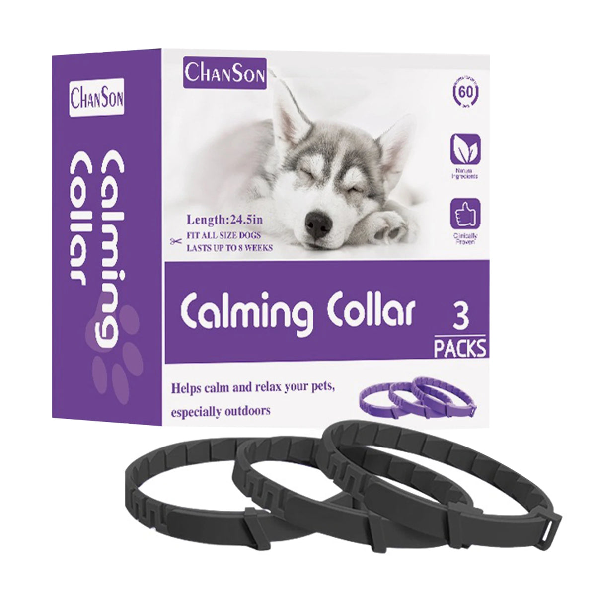 Dogs Calming Pheromones Collar Relieve Reduce Anxiety Stress