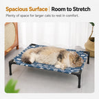 Pet Camping Bed Elevated Bed for Dogs Folding PUppy Camping Bed