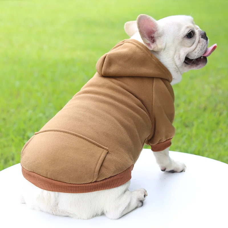 Autumn Winter Pet Dog Hoodies Warm Coat Sweater Small Medium Dog